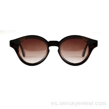 Diseño personalizado Vintage Bevel Acetate Polarized Sunglasses